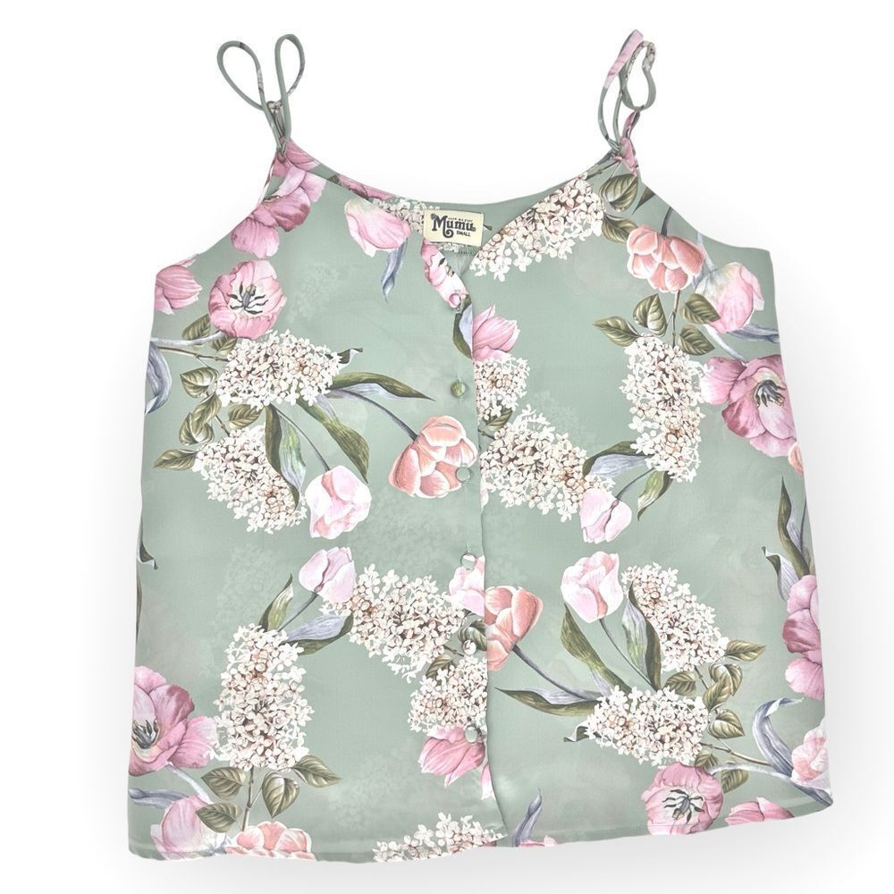 Show Me Your Mumu Cammy's Cami In Primavera Floral - size M- NWT cottagecore - Picture 4 of 9